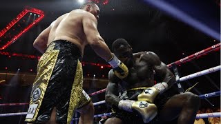 DEONTAY WILDER BRUTALLY KNOCKED OUT BY ZHILEI ZHANG [upl. by Aretahs]