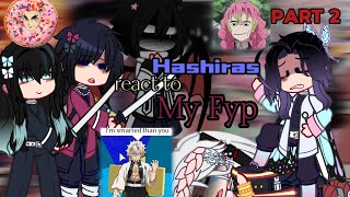 Hashiras react to my fyp  2  sanegiyuu obamitsu  slight rengiyuu [upl. by Tahpos]