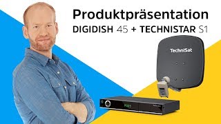 Komplettpaket DIGIDISH 45  TECHNISTAR S1  DigitalSatAntenne mit passendem Receiver  TechniSat [upl. by Efren]