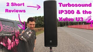 Xvive U3 Review and Turbosound IP300 reviewoutdoor test [upl. by Clementia]