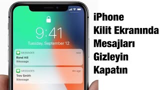 iPhone Mesaj Bildirimleri Nasıl Gizlenir [upl. by Orton39]