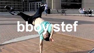 bboy stef slow motion breakin [upl. by Itsuj469]