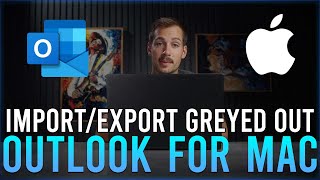 Outlook ImportExport Greyed out Mac [upl. by Sucam]