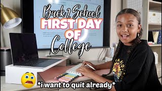 First Day of School GRWM  Vlog  College Edition  LexiVee03 [upl. by Amick]