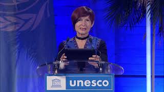 Speech by amb SimonaMirela Miculescu President of the UNESCO General Conference UNESCO 112024 [upl. by Oiluig]