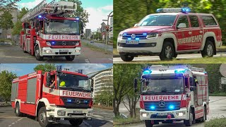 Großeinsatz nach Stromausfall  Einsatzfahrten Feuerwehr Neuss [upl. by Henni]