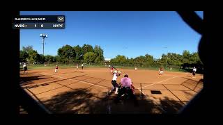 Kyra “Kiwi” Eckhoff catches a line drive at first base 10192024 [upl. by Sakmar273]