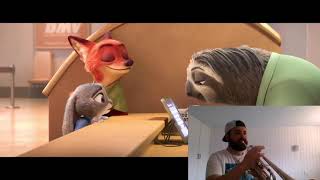 zootopia quotsloth scenequot vs trumpet [upl. by Izak]