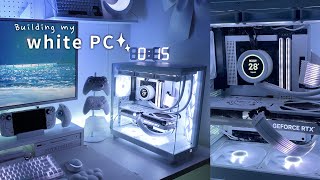 화이트 PC 셀프 조립하기👩‍🔧  컴퓨터 조립 초보  NZXT H6 Flow RGB 어항 케이스  조립컴 견적amp스펙 [upl. by Roda897]