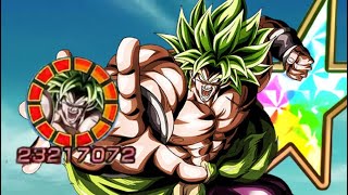 SURGE OF HEIGHTENED FIGHTING SPIRIT 100 LR SUPER SAIYAN BROLY REVIEW DBZ DOKKAN BATTLE [upl. by Asilana]