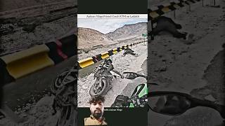 Ladakh Ride Cancel X Ktm rc390 Crash ho gyi yarshorts bike rider aalyanvlogs crash ladakh🏍️😱🤔🤣 [upl. by Rufford]