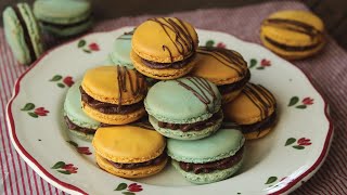 Macarons Cookies Recipe By Chef Hafsa [upl. by Aivatnuhs]