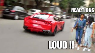 LOUDEST FERRARI 812 SuperFast  INSANE V12 SOUNDS  Novitec Rosso Exhaust [upl. by Betthezul]