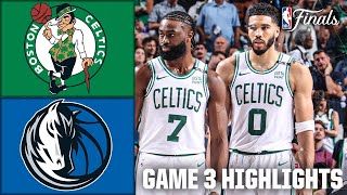 2024 NBA Finals Game 3 Boston Celtics vs Dallas Mavericks  Full Game Highlights  NBA on ESPN [upl. by Sirromaj]