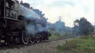 Chasing SP 2472 amp 3194 around Niles Canyon 33013 [upl. by Auhsuj]