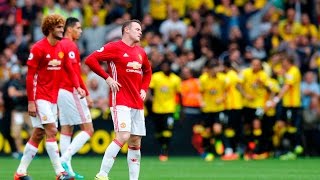 Watford vs Manchester United 31  ROONEY amp FELLAINI OUT [upl. by Carson]