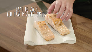 Hoe bak je zalm in de pan [upl. by Lael]