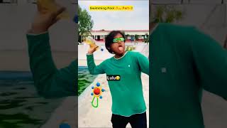 Chota bhai in swimming pool 🔥😂indian family shorts indian relatable swimming [upl. by Annatnas969]