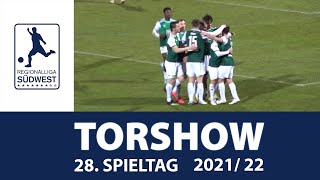 Regionalliga Südwest Die Torshow zum 28 Spieltag 20212022 [upl. by Quill258]