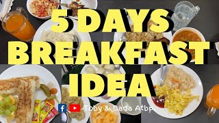 5 BREAKFAST IDEAS  FILIPINO BREAKFAST [upl. by Atsocal235]