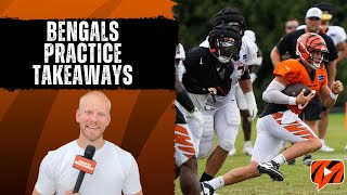 Bengals Practice Takeaways Defensive WINS the Day  LATEST Injury News [upl. by Dnomed719]