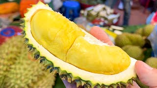 The worlds smelliest fruit Durian fruit cutting skills [upl. by Aikenat]