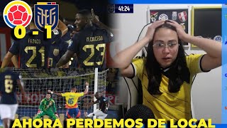 REACCIÓN 🟡COLOMBIA 0  1 ECUADOR🟡  Eliminatorias Sudamericanas [upl. by Lund]