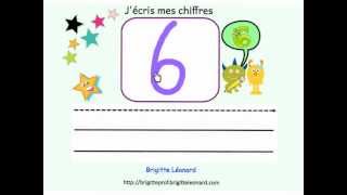 Jécris le chiffre 6 [upl. by Deena]