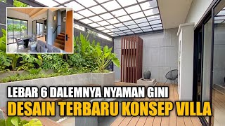 Rumah Lebar 6 Meter Layoutnya Cakep Banget Desain Modern Minimalis Kemang Bogor [upl. by Norah241]