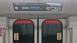 Debut on NSLSMRT R151 835836 Bukit Batok to Jurong East [upl. by Ettenoj]