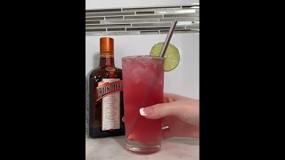 🍧 Cocktail Mixing Techniques 🍨 cointreau blush Cocktail [upl. by Aillicsirp]