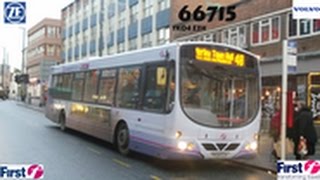 First Leeds Volvo B7RLE Wright Eclipse Urban 66715 YK04 EZH [upl. by Hsara]