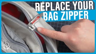 Rescue Your Favorite Bag Backpack Zipper Replacement [upl. by Trina]