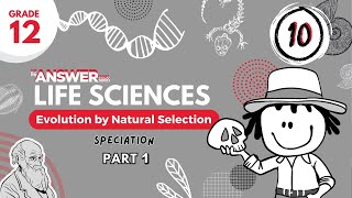 GR 12 EVOLUTION BY NATURAL SELECTION – Speciation PART 1 10 [upl. by Valeria]