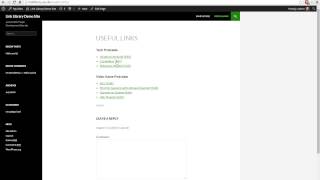 Link Library for WordPress Tutorial  1  The Basics [upl. by Aldora]