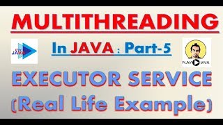 Multithreading in Java Part 5  Executor Service Real Life Example [upl. by Malarkey244]