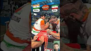 Shoorveer india vs Iran  Jai Hind 🇮🇳 support INDIA armwerstling india viral [upl. by Cusack]