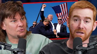 Theo and Andrew Santino React to the Shooting of Donald Trump [upl. by Errick968]