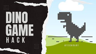 Hack Google Chrome Dino Game For Unlimited Score [upl. by Einobe]