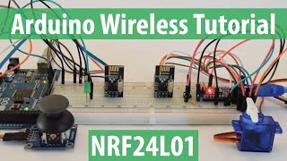 Arduino Wireless Communication – NRF24L01 Tutorial [upl. by Llibyc]