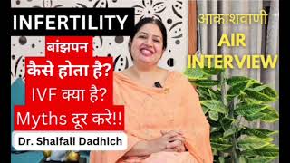 Infertility बांझपन से जुड़े सवालों पर स्पेशलिस्ट डॉक्टर शैफाली दाधीच के जवाब shaifalidadhich2647 [upl. by Nicodemus]