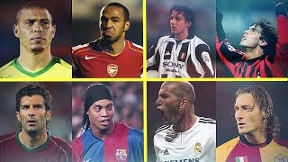 Legendary Old Football Skills Show  RonaldoDinhoTottiHenryKakaZidane amp more  HD [upl. by Mohammed]