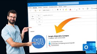 Como PONER UNA FIRMA EN OUTLOOK con Imagen y Texto 2024 ✅ Hacer una firma en Outlook [upl. by Oniratac]