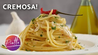 Spaghetti Aglio Olio e Peperoncino CREMOSISSIMI Facile Veloce [upl. by Sil]