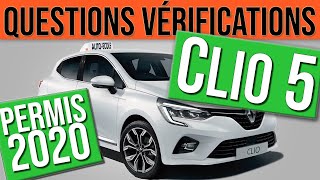 VÉRIFICATIONS PERMIS  CLIO 5 [upl. by Enorel]