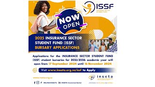 Insurance Sector Student Fund ISSF 2025 Application Window [upl. by Christiane]