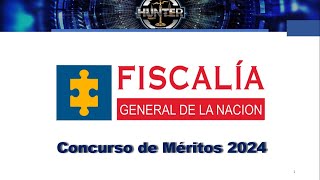 charla Concurso Fiscalia 2024 [upl. by Moreville]