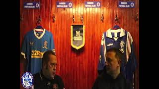 The Gers TV pre match Rangers v Hibernian uncensored [upl. by Yrannav]