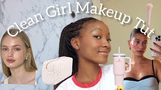 Clean Girl Makeup Tutorial 🤍 [upl. by Adriene801]