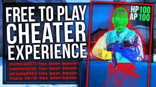 CSGO FREE TO PLAY CHEATER EXPERIENCE [upl. by Shaylynn]